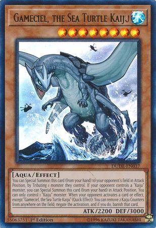 Gameciel, the Sea Turtle Kaiju [DUDE-EN037] Ultra Rare - for just $1.20! 