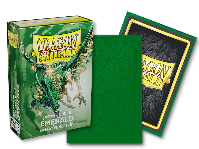 Dragon Shield: Japanese Size 60ct Sleeves - Emerald (Matte) - Just $5.95! Shop now at Retro Gaming of Denver