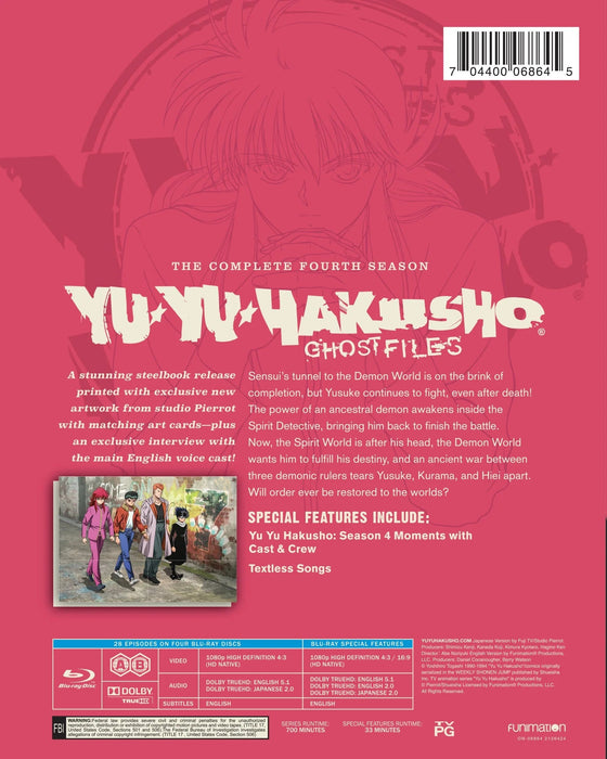 Yu Yu Hakusho: Season Four - Limited Edition Steelbook (Blu-ray + Digital) - for just $49.99! 
