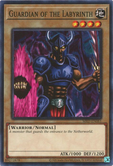 Guardian of the Labyrinth (25th Anniversary) [MRD-EN083] Common - for just $0.10! 
