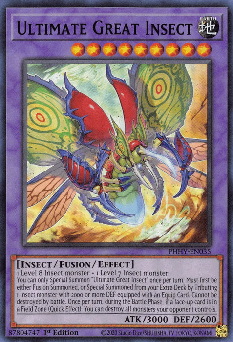 Ultimate Great Insect [PHHY-EN035] Super Rare - for just $0.10! 