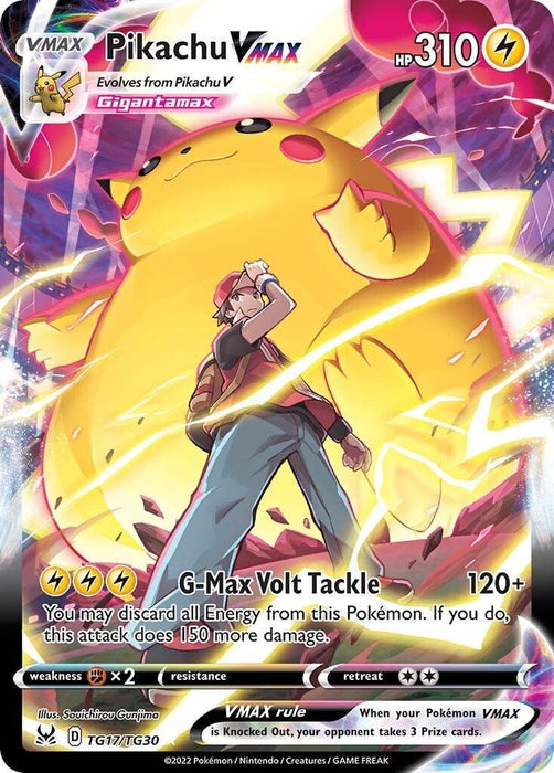 Pikachu VMAX (TG17/TG30) [Sword & Shield: Lost Origin] - for just $41.65! 