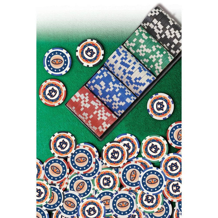 Auburn Tigers 100 Piece Poker Chips - for just $29.99! 