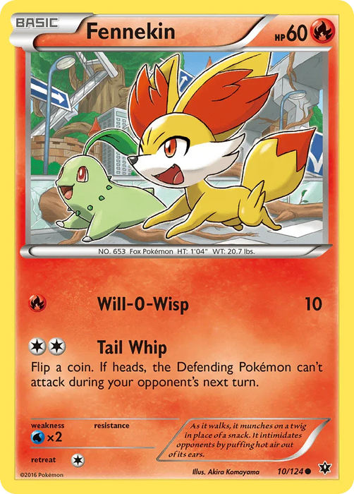 Fennekin (10/124) [XY: Fates Collide] - for just $0.10! 