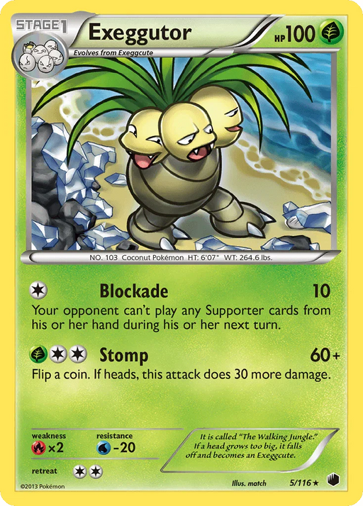 Exeggutor (5/116) [Black & White: Plasma Freeze] - for just $2.30! 