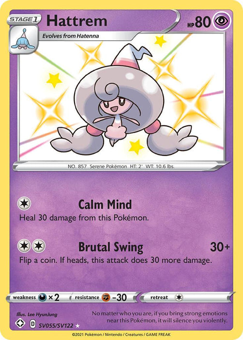 Hattrem (SV055/SV122) [Sword & Shield: Shining Fates] - for just $0.85! 