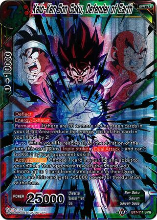 Kaio-Ken Son Goku, Defender of Earth (SPR) (BT7-111) [Assault of the Saiyans] - for just $2.55! 
