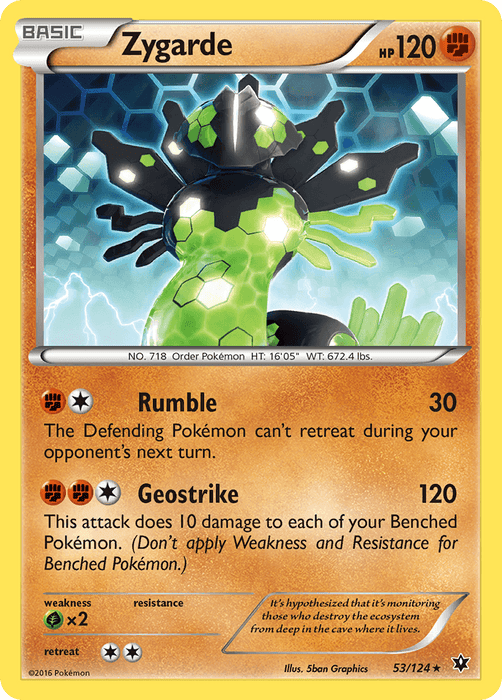 Zygarde (53/124) [XY: Fates Collide] - for just $0.15! 
