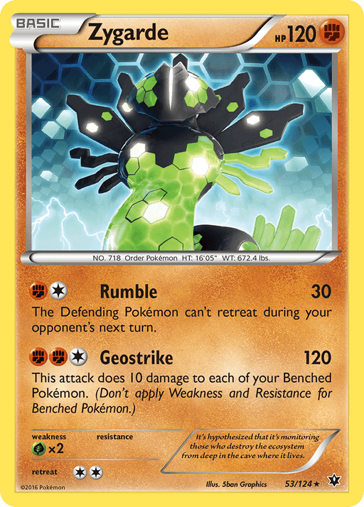 Zygarde (53/124) [XY: Fates Collide] - for just $0.15! 