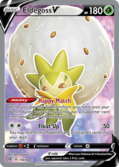 Eldegoss V (176/192) [Sword & Shield: Rebel Clash] - for just $0.95! 