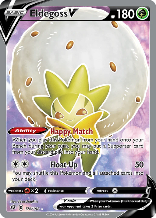 Eldegoss V (176/192) [Sword & Shield: Rebel Clash] - for just $0.95! 