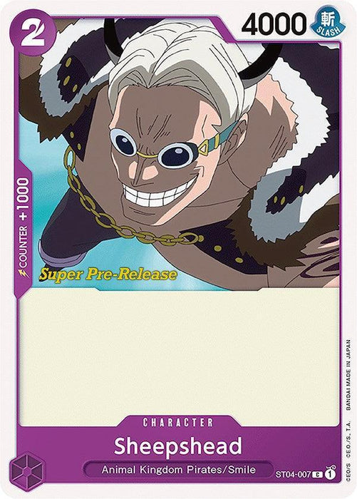 Sheepshead [Super Pre-Release Starter Deck: Animal Kingdom Pirates] - for just $0.15! 