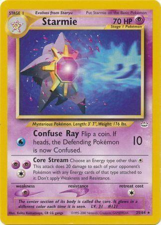 Starmie (25/64) [Neo Revelation Unlimited] - for just $3! 