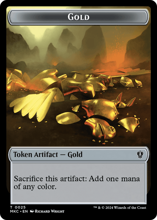 Gold // The Monarch Double-Sided Token [Murders at Karlov Manor Commander Tokens] - Just $0.10! Shop now at Retro Gaming of Denver