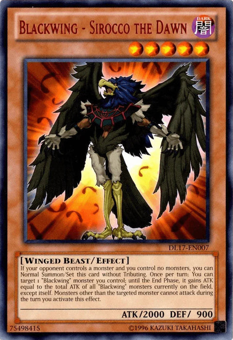 Blackwing - Sirocco the Dawn (Red) [DL17-EN007] Rare - for just $5.70! 