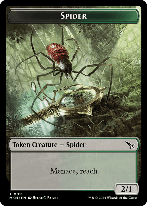 Spider Token [Murders at Karlov Manor Tokens] - for just $0.10! 