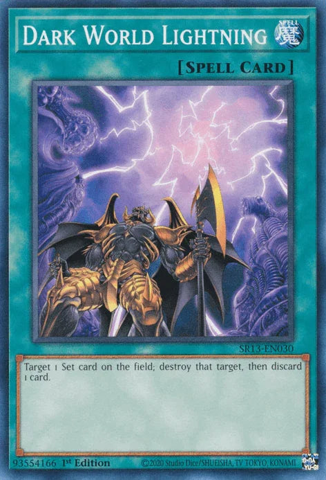 Dark World Lightning [SR13-EN030] Common - for just $0.10! 