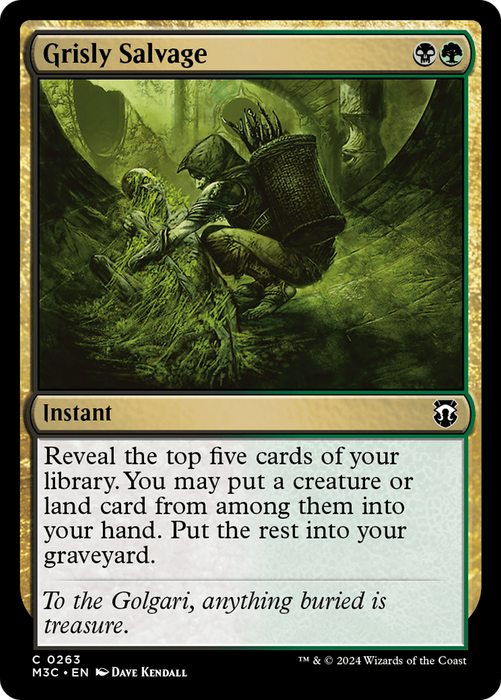 Grisly Salvage (M3C-263) - Modern Horizons 3 Commander - for just $0.10! 