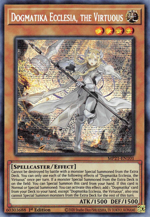 Dogmatika Ecclesia, the Virtuous [MP21-EN101] Prismatic Secret Rare - for just $0.25! 