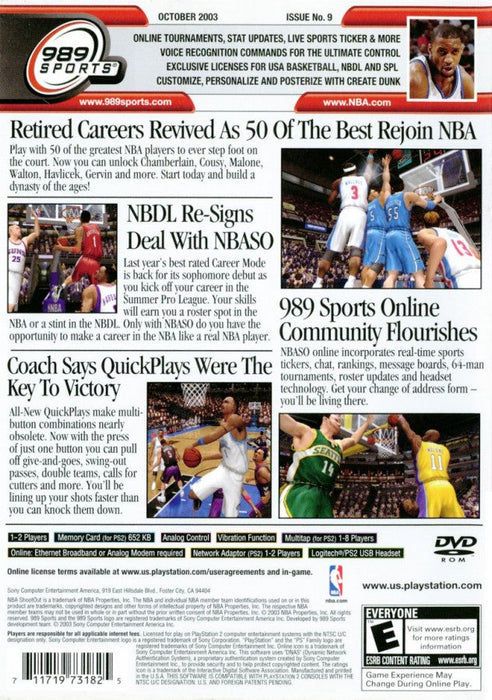 NBA Shootout 2004 – PlayStation 2 (PS2) - for just $0! 