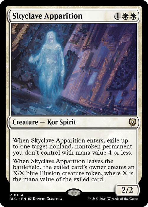 Skyclave Apparition (BLC-154) - Bloomburrow Commander - for just $0.10! 