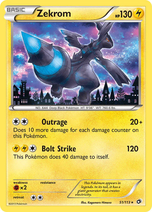 Zekrom (51/113) [Black & White: Legendary Treasures] - for just $1.85! 