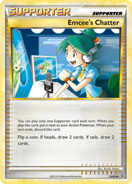 Emcee's Chatter (73/95) [HeartGold & SoulSilver: Unleashed] - for just $0.15! 