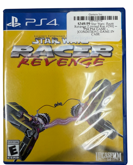 Star Wars: Racer Revenge [Limited Run #290] [GAME IN CASE] – PlayStation 4 (PS4) - for just $349.99! 
