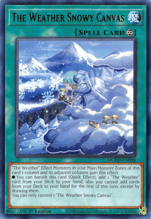The Weather Snowy Canvas [MGED-EN098] Rare - for just $0.10! 
