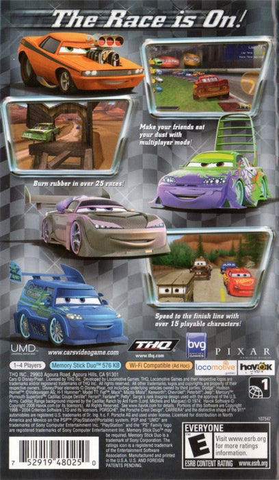 Disney Pixar Cars [Greatest Hits] – PlayStation Portable (PSP) - for just $0! 