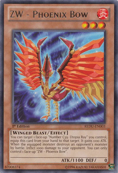 ZW - Phoenix Bow [REDU-EN003] Rare - for just $0.10! 