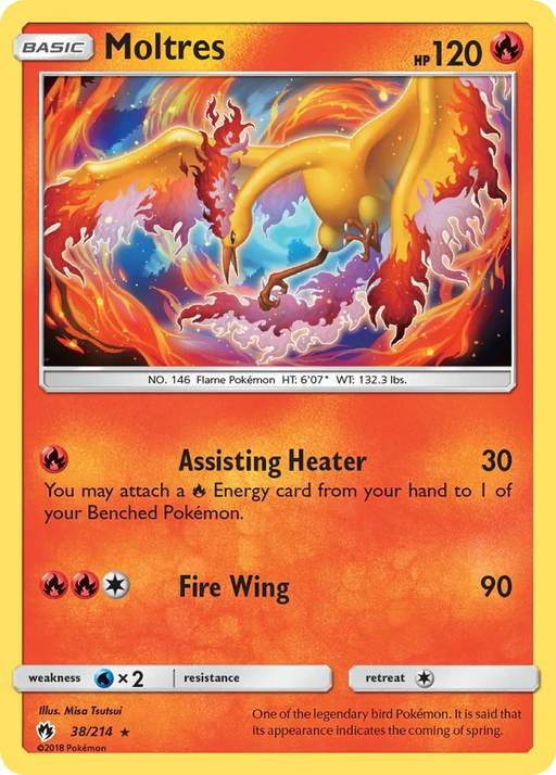 Moltres (38/214) [Sun & Moon: Lost Thunder] - for just $0.50! 