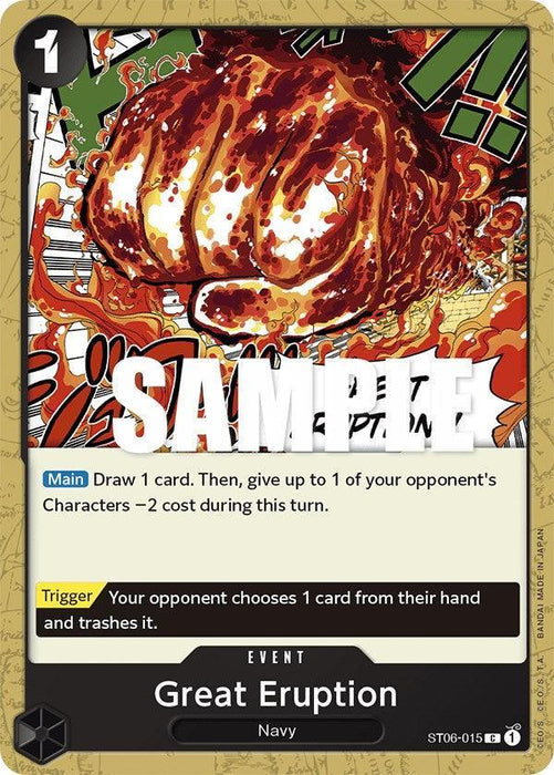 Great Eruption [Starter Deck: Absolute Justice] - for just $1.95! 