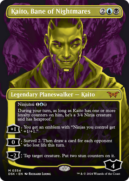 Kaito, Bane of Nightmares (DSK-354) - Duskmourn: House of Horror (Borderless) - for just $5.81! 