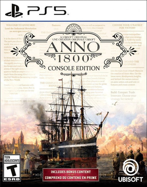 Anno 1800 [Console Edition] – PlayStation 5 (PS5) - for just $8.99! 