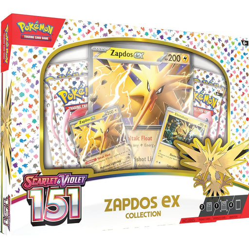 Pokemon TCG: Scarlet & Violet 151 Collection  Zapdos ex Box - Premium Novelties & Gifts - Just $49.99! Shop now at Retro Gaming of Denver