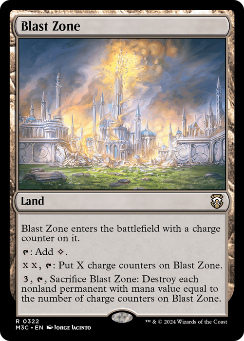 Blast Zone (M3C-322) - Modern Horizons 3 Commander - for just $0.11! 