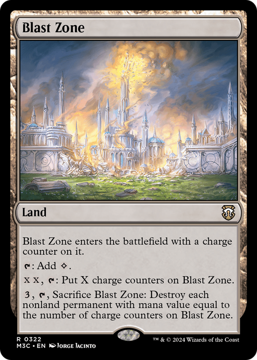 Blast Zone (M3C-322) - Modern Horizons 3 Commander - for just $0.11! 