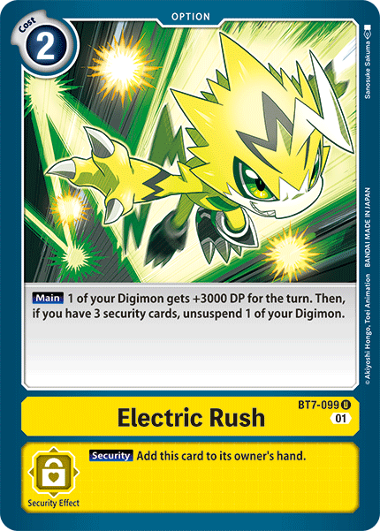 Electric Rush [BT7-099] [Next Adventure] - Just $0.09! Shop now at Retro Gaming of Denver