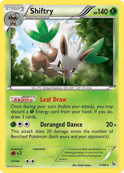 Shiftry (7/106) [XY: Flashfire] - for just $0.20! 