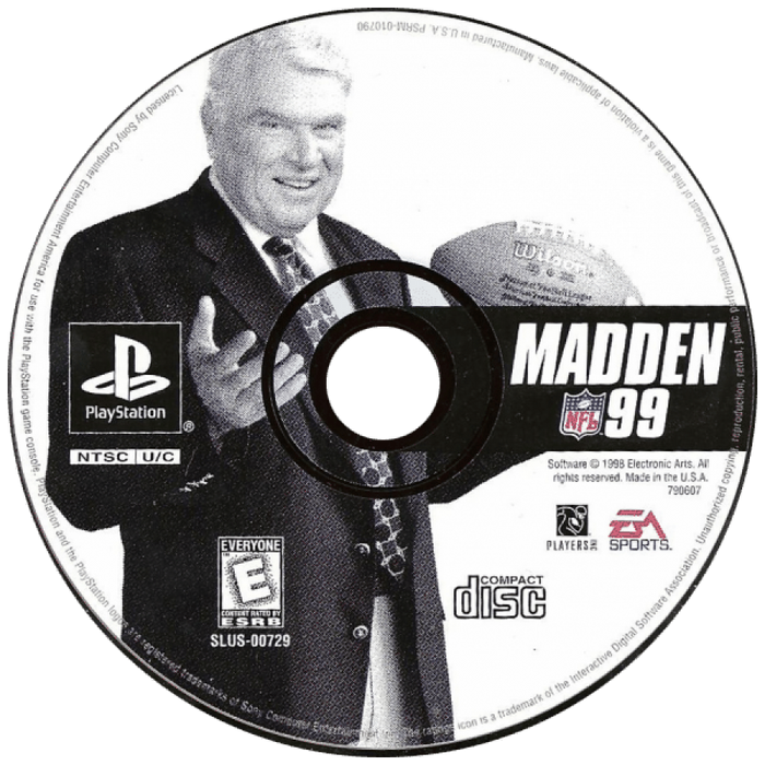 Madden NFL 99 – PlayStation 1 (PS1) - for just $5.99! 