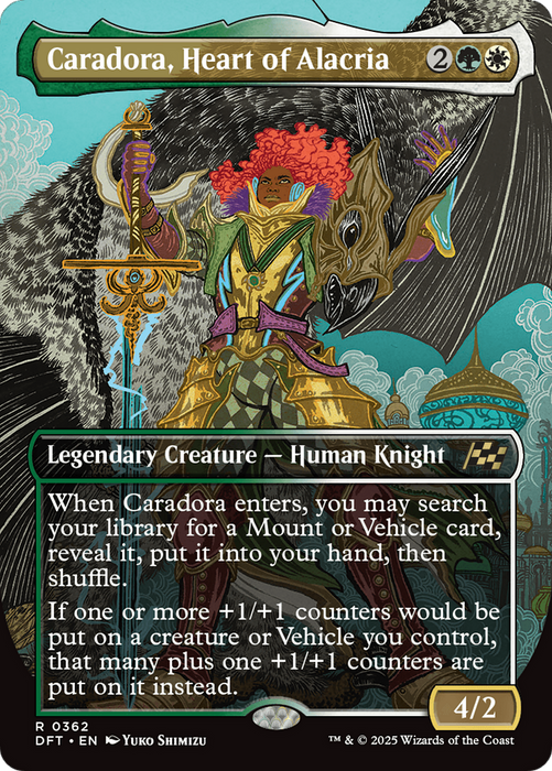 Caradora, Heart of Alacria (DFT-362) - Aetherdrift (Borderless) - for just $0.06! 