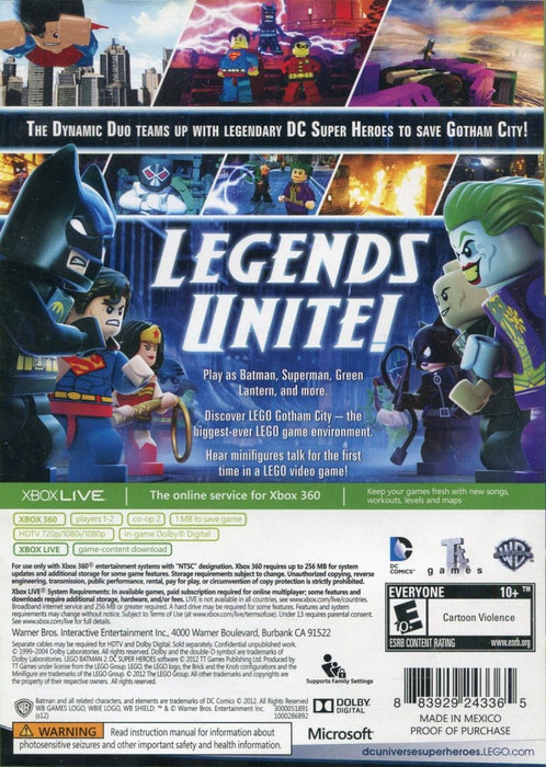 LEGO Batman 2 DC Super Heroes [Platinum Hits] — Xbox 360 (X360) - for just $6.99! 