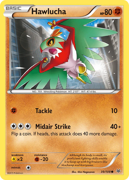 Hawlucha (39/108) [XY: Roaring Skies] - for just $0.10! 