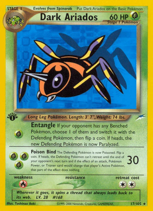 Dark Ariados (17/105) [Neo Destiny 1st Edition] - for just $7.20! 