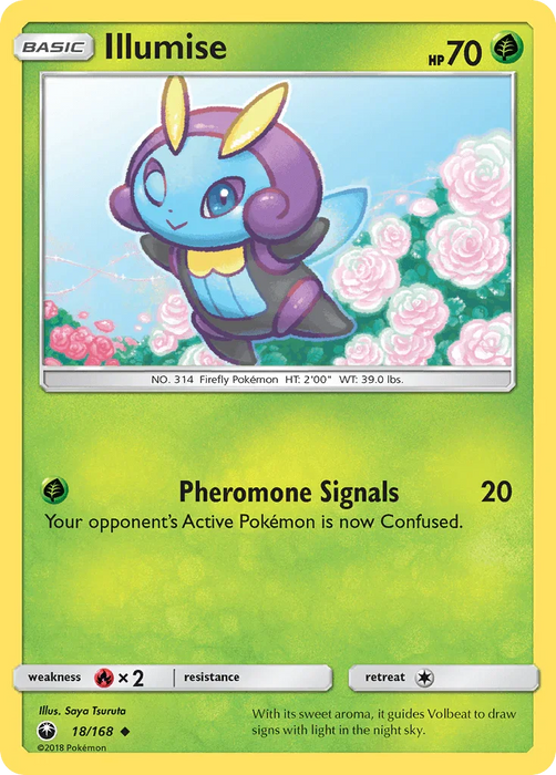 Illumise (18/168) [Sun & Moon: Celestial Storm] - for just $0.15! 