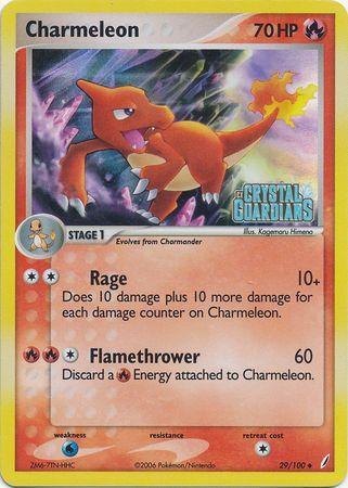 Charmeleon (29/100) (Stamped) [EX: Crystal Guardians] - for just $9.40! 