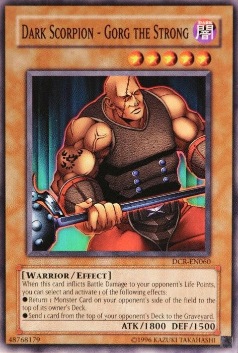 Dark Scorpion - Gorg the Strong [DCR-EN060] Common - for just $0.25! 