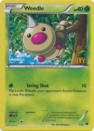 Weedle (1/12) [McDonald's Promos: 2014 Collection] - for just $5.60! 