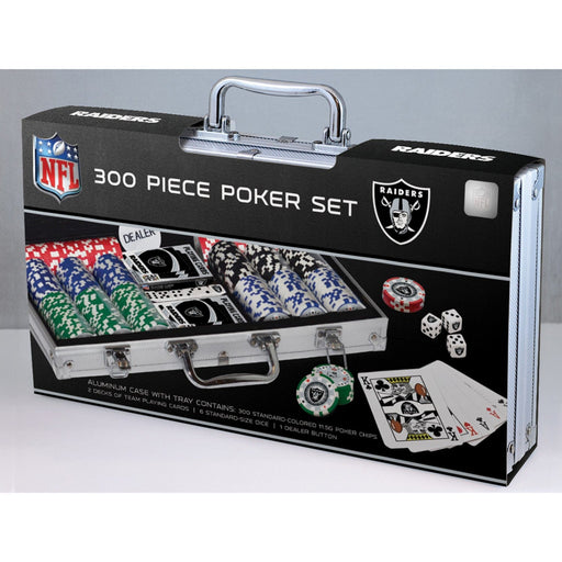 Las Vegas Raiders 300 Piece Poker Set - for just $124.99! 